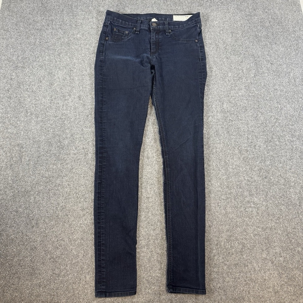 Rag &‎ Bone Jeans Womens 28x30.5 Midnight Blue The Legging Stretch Skinny